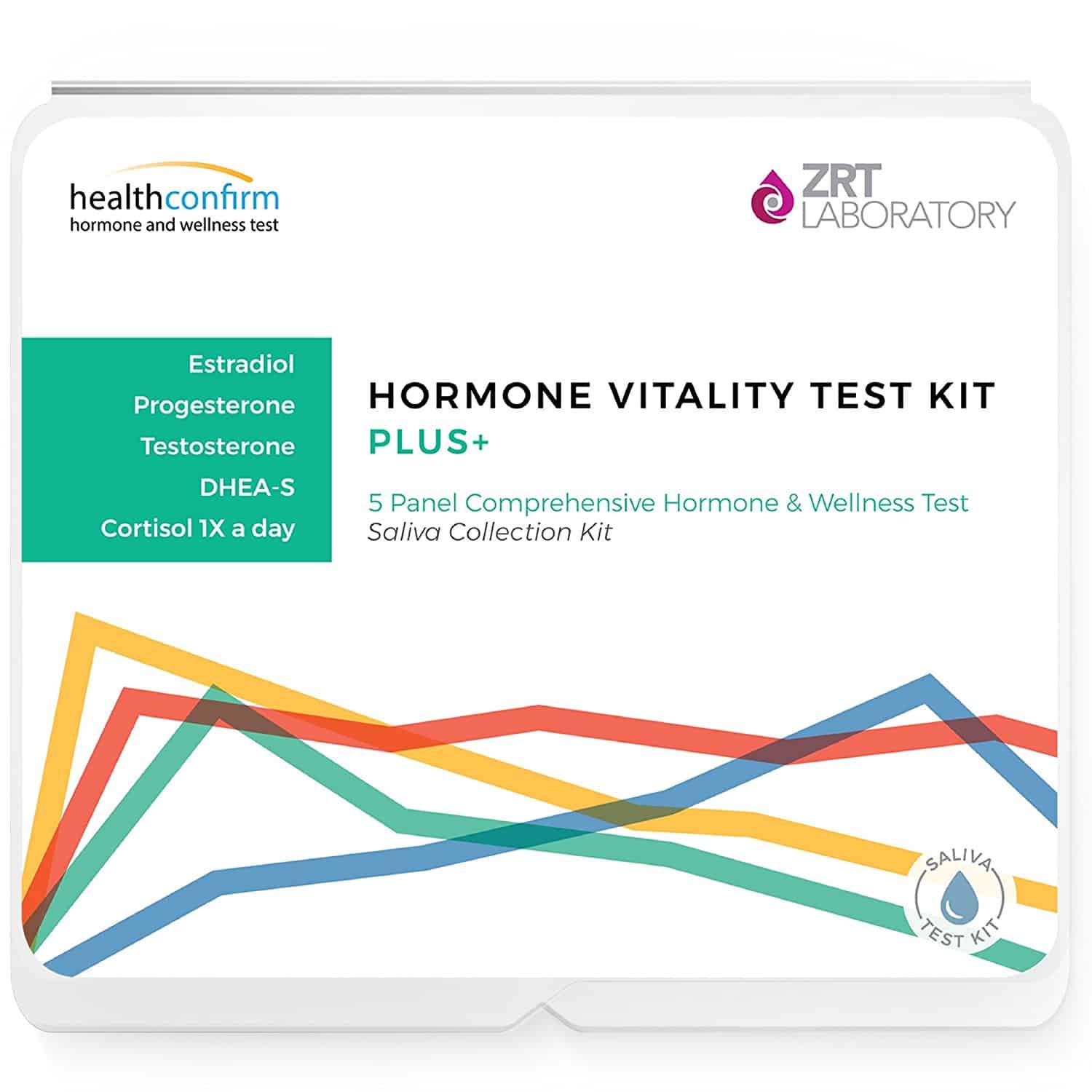 HealthConfirm Hormone Vitality Test Plus, Saliva Collection (5 Hormones Tested) HealthConfirm Hormone Vitality Test Plus, Saliva Collection (5 Hormones Tested)
