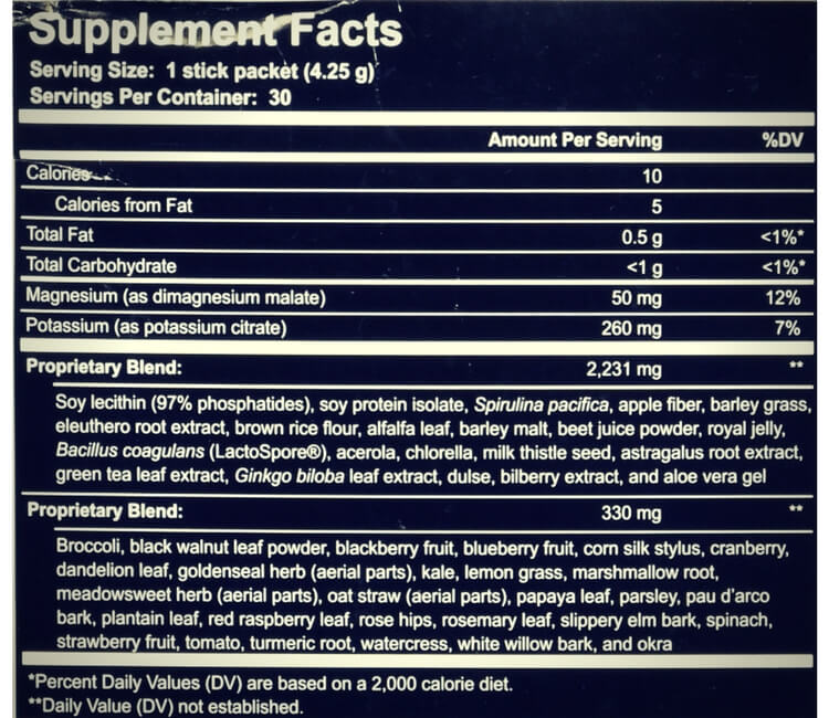 supplement facts supplement facts