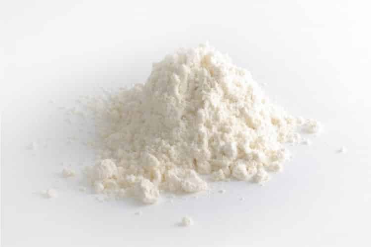White powder on white White powder on white