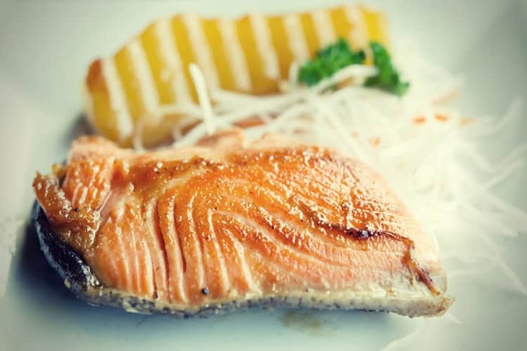 salmon steak
